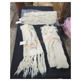 A New Day Knitted Scarves Oatmeal Color
