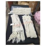 A New Day Knitted Scarves Oatmeal Color