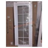 80"×30" glass door