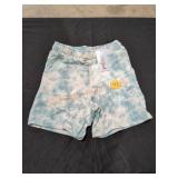 Cat&Jack Blue/White Tie Dye Shorts Small