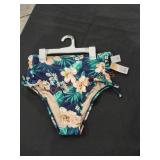Kona Sol Floral High Waist Swimsuit Bottoms