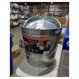 Behrens metalware. 10 gal galvanized lock lid can