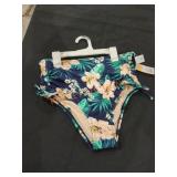 Kona Sol Floral High Waist Swimsuit Bottoms