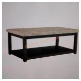 Caleb 48in espresso rectangular coffee table