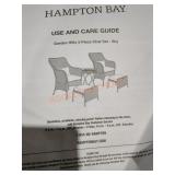 Hampton bay garden hills 5pc chat set