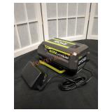 Ryobi 40v 4ah Battery and Charger