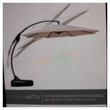 Napoli 11ft patio umbrella and base