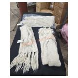 A New Day Knitted Scarves Oatmeal Color