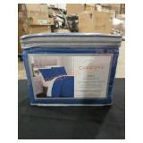 Charisma 3pc Blue Duvet Set King Size