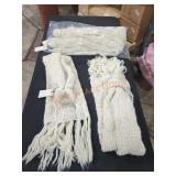 A New Day Knitted Scarves Oatmeal Color