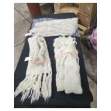A New Day Knitted Scarves Oatmeal Color