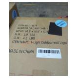 1 Light Outdoor Wall Light