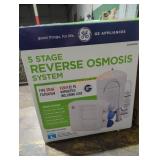 GE 5 stage reverse osmosis system