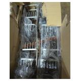4 large aluminum bathroom caddy