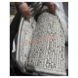2ft x 3ft Grey Rectangular Rug