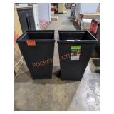 (2) Tesoro Planters