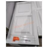 9 15" x 31" Raised Panel Polypropylene Shutter in