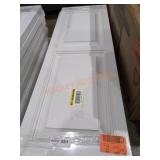 4 15" x 43" Raised Panel Polypropylene Shutters