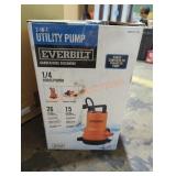 Everbilt garden hose discharge 1/4 HP pump