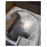 Metal frame round mirror