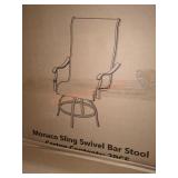 (2) Monaco Sling Swivel Bar Stools