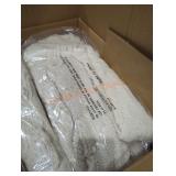 Box of woven scarfs