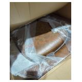 Brown leather chair