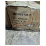 36" shower niche