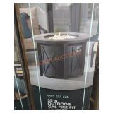 (1) 35" Outdoor Gas Fire Pit