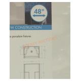 48" 1 PC Shower Unit