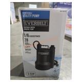 1/6HP Submersible Utility Pump