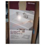 37" Silver Ash Vanity Top