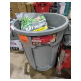 Husky 10 Gal Trash Can With 2 Bags of Turf Builder