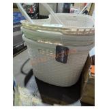 3 laundry baskets