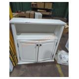 White over the toilet cabinet
