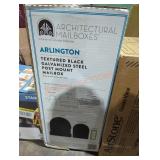 Arlington textured black mailbox