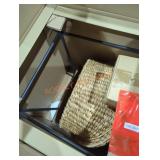 Natural woven counter stool