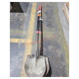 (2) Spade Shovels