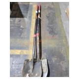(2) Spade Shovels