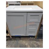 Vanity Cabinet approx 35.5"Hx 30"Dx 19"W