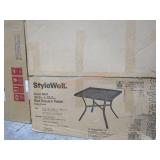 StyleWell Dover Bluff Slat Square Table
