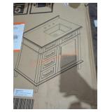 36" midnight blue bathroom vanity