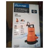 2-In-1 1/4HP Utility Pump