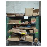 Rack lot of miscellaneous household items