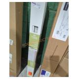 2 1" deluxe vinyl blinds 34" x 84"