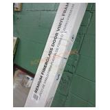 Premium fiberglass door vinyl frame