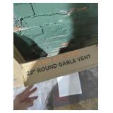 22" Round Gable Vent