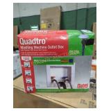 Quadtro washing machine outlet box