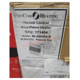 Blue flame heater 28,000 btu propane gas