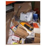 Box Lot Of Assorted Home Improvement Items